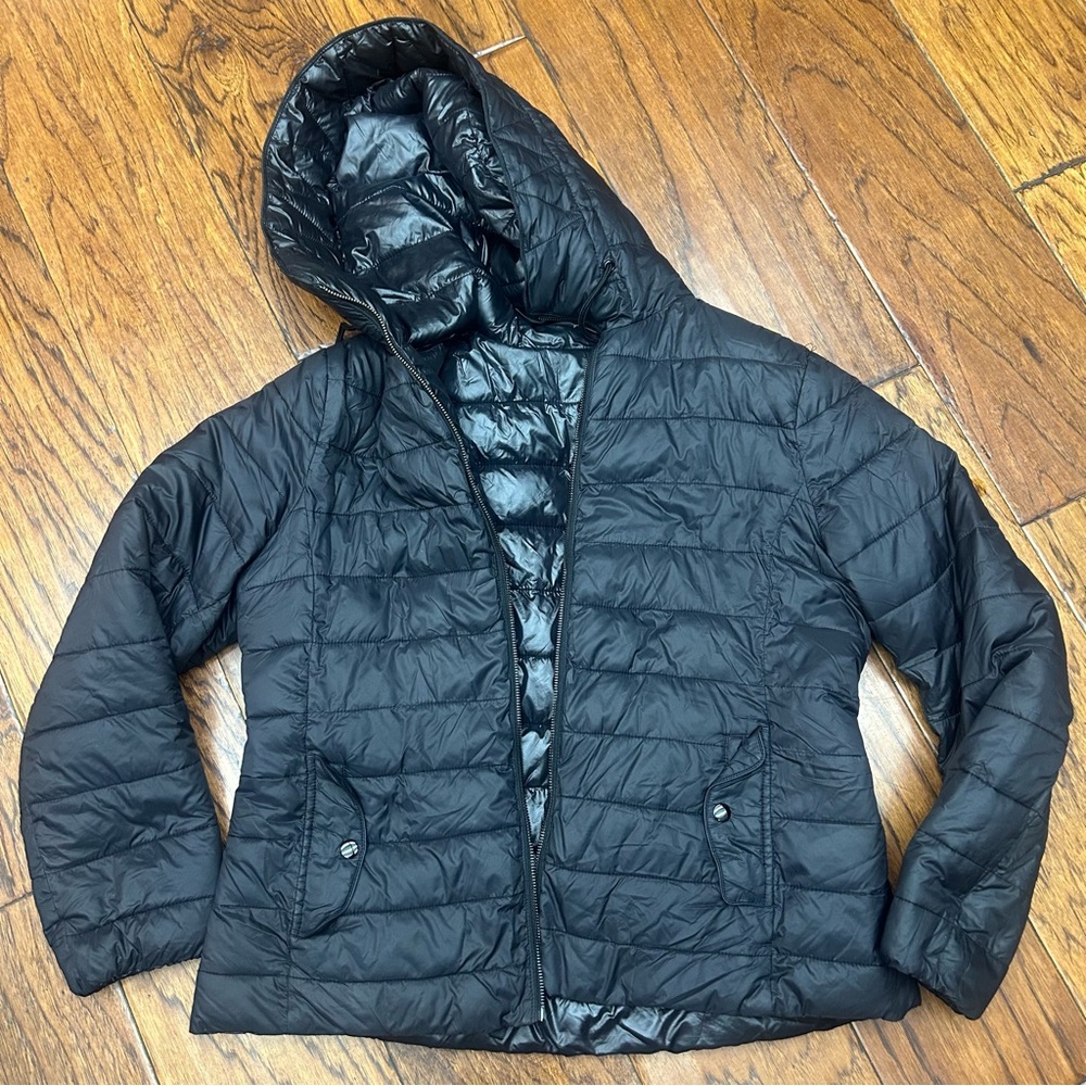 Zara Black Puffer Jacket